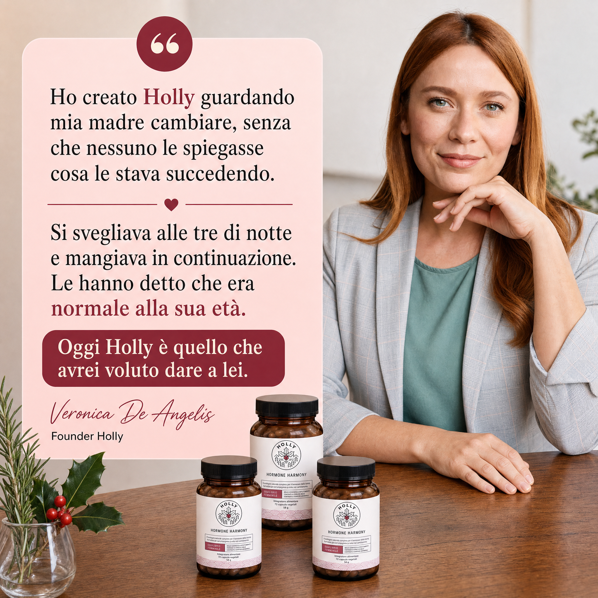 Holly™ Balance - La Soluzione per Ritrovare il Benessere durante la Menopausa